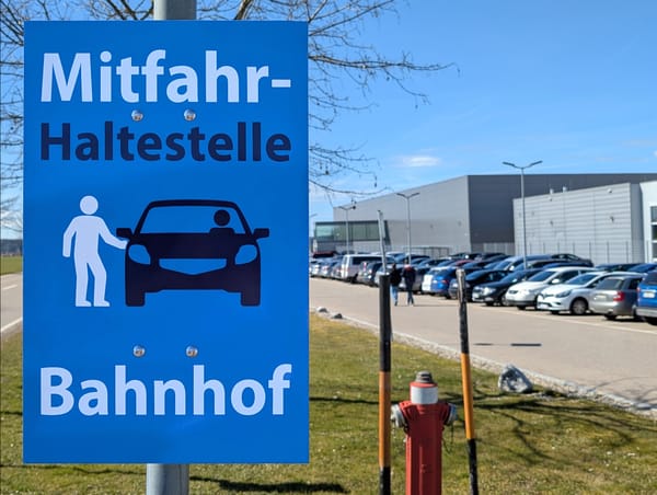 Mitfahrhaltestelle bei MULTIVAC