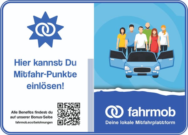 FAQ & Infos zum fahrmob.eco Mitfahr-Punktesystem