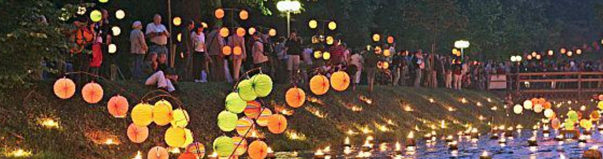 Großes Lichterfest im Kurpark Bad Krozingen